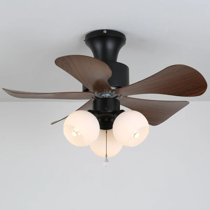 Lunara Vintage Plafondventilator Ø80cm met Verlichting en Afstandsbediening | Sansoti