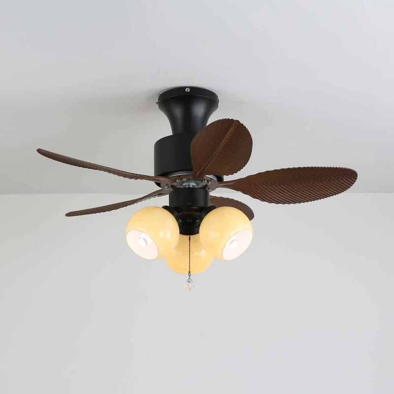 Plafondventilator Althea Vintage met Verlichting en Afstandsbediening 80 cm | Sansoti