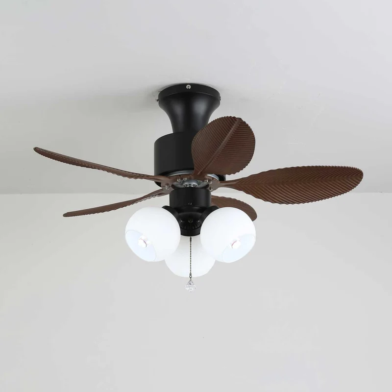 Plafondventilator Althea Vintage met Verlichting en Afstandsbediening 80 cm | Sansoti