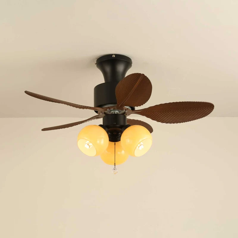 Plafondventilator Althea Vintage met Verlichting en Afstandsbediening 80 cm | Sansoti