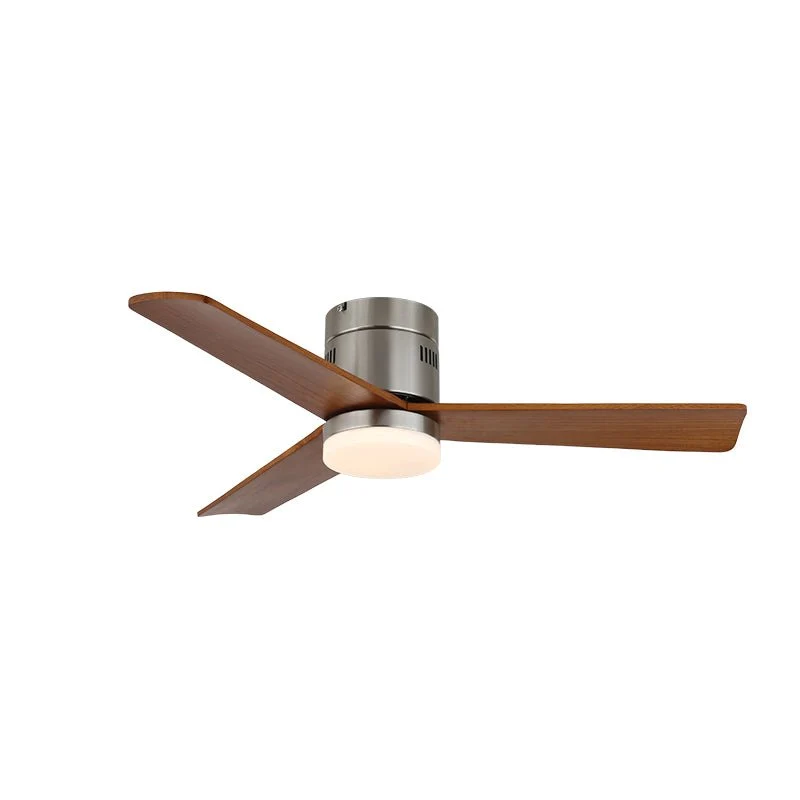 Plafondventilator met Verlichting Moderne Minimalistische Houtlook | Sansoti