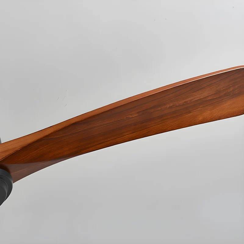 Plafondventilator met verlichting Scandinavisch houtdesign 106/122/132 cm dimbaar met afstandsbediening plafondventilator met LED-lamp houten bladen woonkamer slaapkamer eetkamer | Sansoti