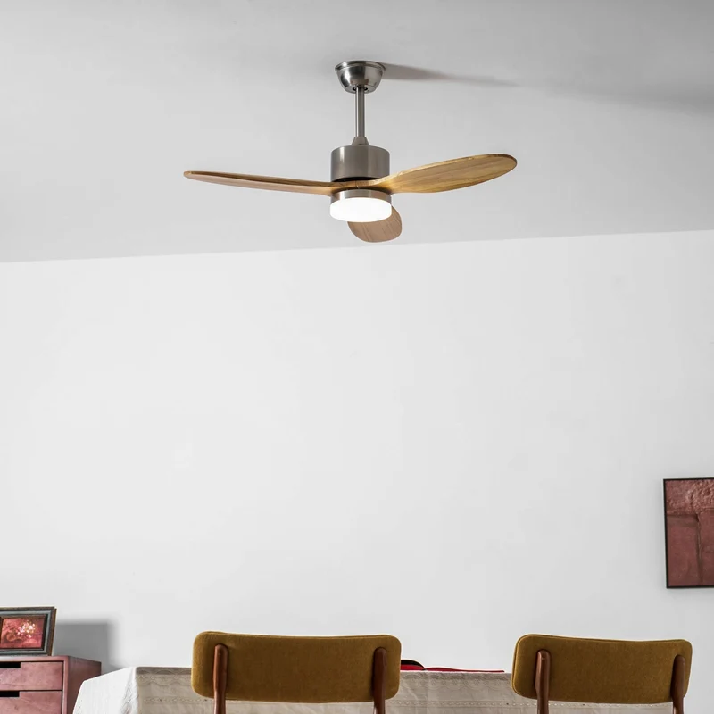 Plafondventilator met LED-Verlichting en Stille Motor – Dimbaar met Afstandsbediening voor Optimaal Comfort | Sansoti