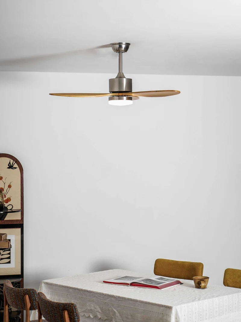 Plafondventilator met LED-Verlichting en Stille Motor – Dimbaar met Afstandsbediening voor Optimaal Comfort | Sansoti
