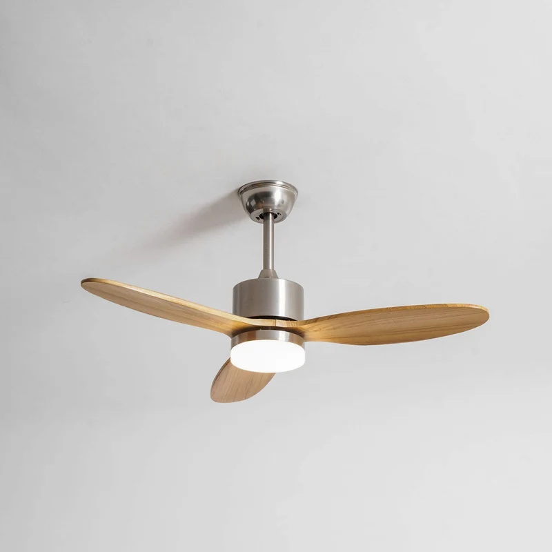 Plafondventilator met LED-Verlichting en Stille Motor – Dimbaar met Afstandsbediening voor Optimaal Comfort | Sansoti