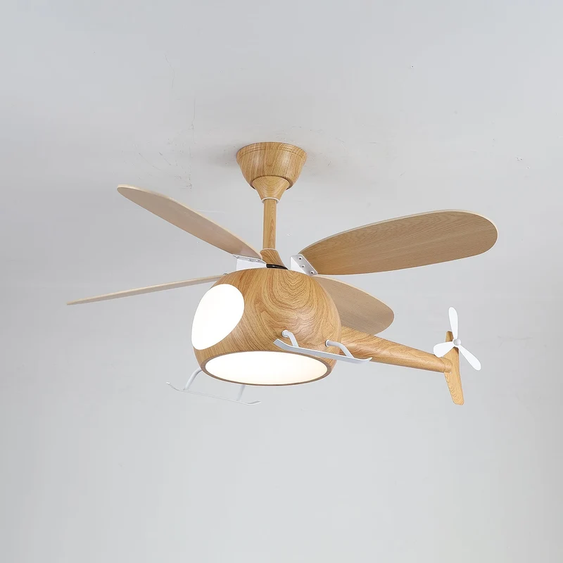 Moderne Plafondventilator met Verlichting Aviara Breeze – Ø70×H30 cm – 6 Snelheden – LED 35W – Walnoot & Houtkleur – Afstandsbediening – Kinderkamer & Woonkamer | Sansoti