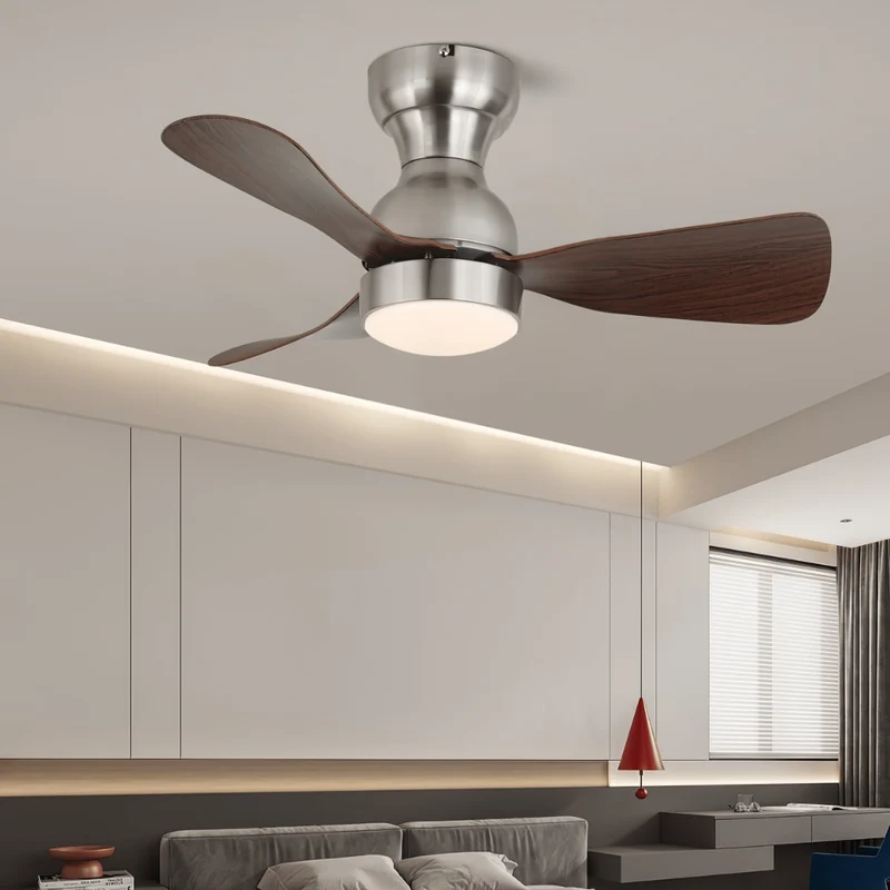 Moderne Plafondventilator met Geïntegreerde LED-Verlichting Ø70 cm – Stilte & Stijl | Sansoti