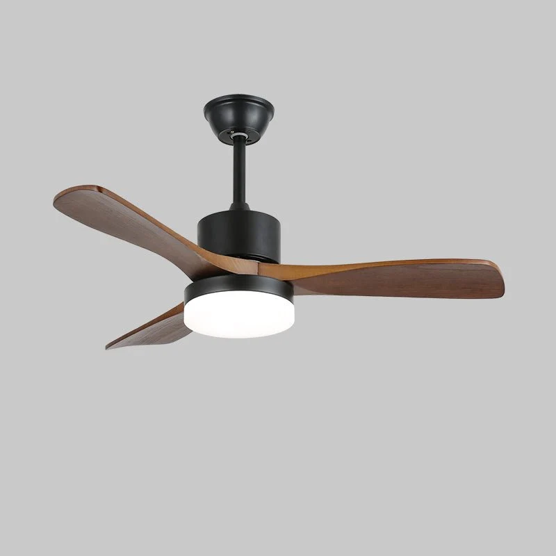 Scandinavisch geïnspireerde plafondventilator met verlichting en afstandsbediening – 6 snelheden, dimbaar LED, verkrijgbaar in 126 cm en 132 cm diameter | Sansoti