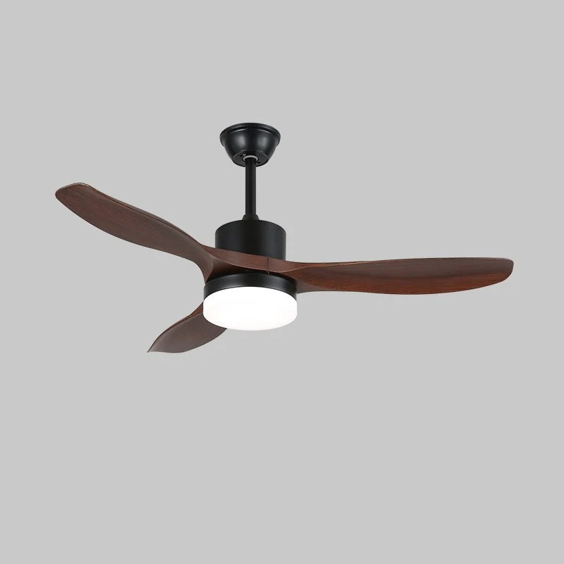 Scandinavisch geïnspireerde plafondventilator met verlichting en afstandsbediening – 6 snelheden, dimbaar LED, verkrijgbaar in 126 cm en 132 cm diameter | Sansoti