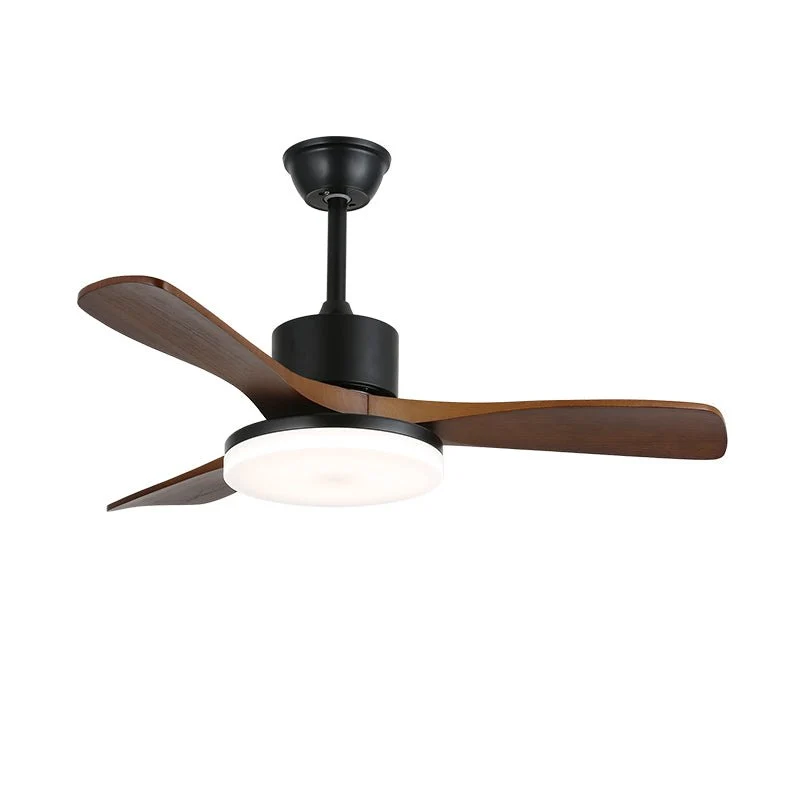 Scandinavisch geïnspireerde plafondventilator met verlichting en afstandsbediening – 6 snelheden, dimbaar LED, verkrijgbaar in 126 cm en 132 cm diameter | Sansoti