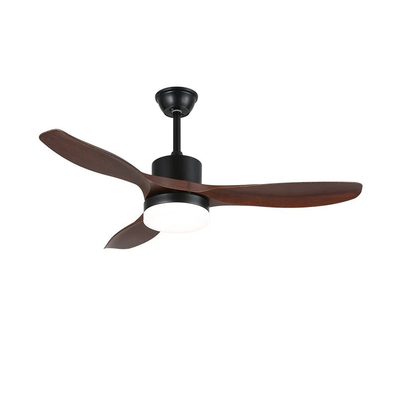 Scandinavisch geïnspireerde plafondventilator met verlichting en afstandsbediening – 6 snelheden, dimbaar LED, verkrijgbaar in 126 cm en 132 cm diameter | Sansoti