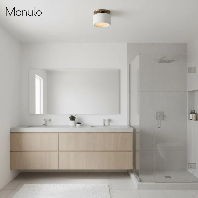 Porselein Plafondlamp Rond Modern – Zachte Sfeerverlichting voor Gang Kantoor Keuken | Sansoti