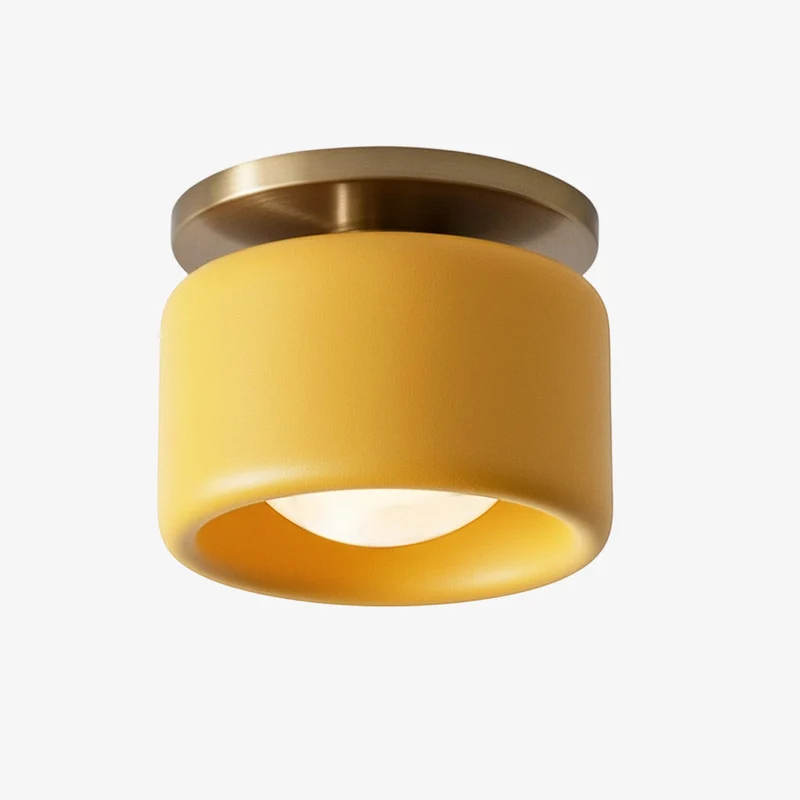 Porselein Plafondlamp Rond Modern – Zachte Sfeerverlichting voor Gang Kantoor Keuken | Sansoti