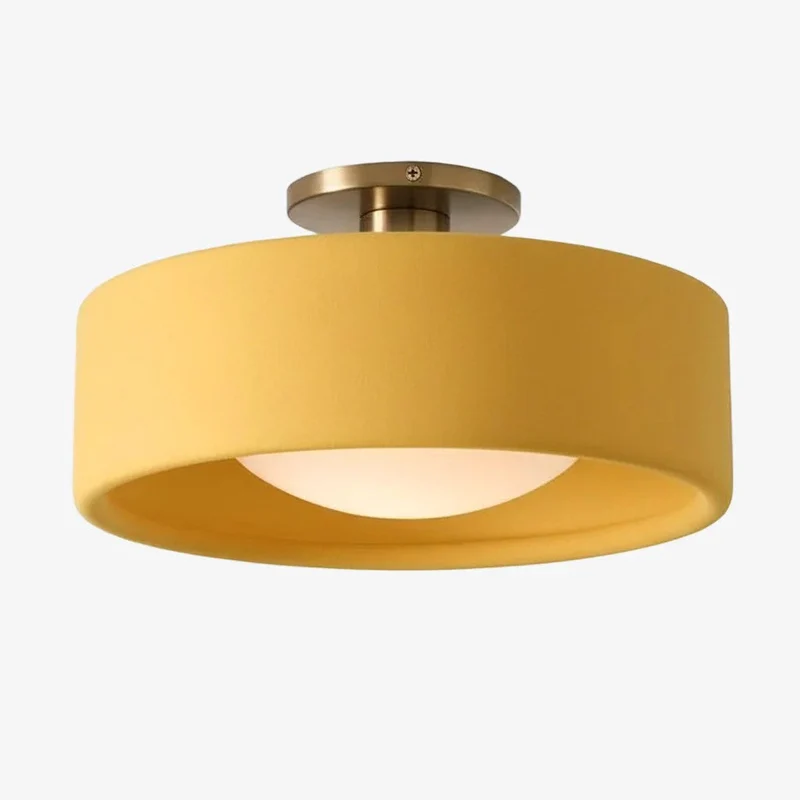 Porselein Plafondlamp Rond Modern – Zachte Sfeerverlichting voor Gang Kantoor Keuken | Sansoti