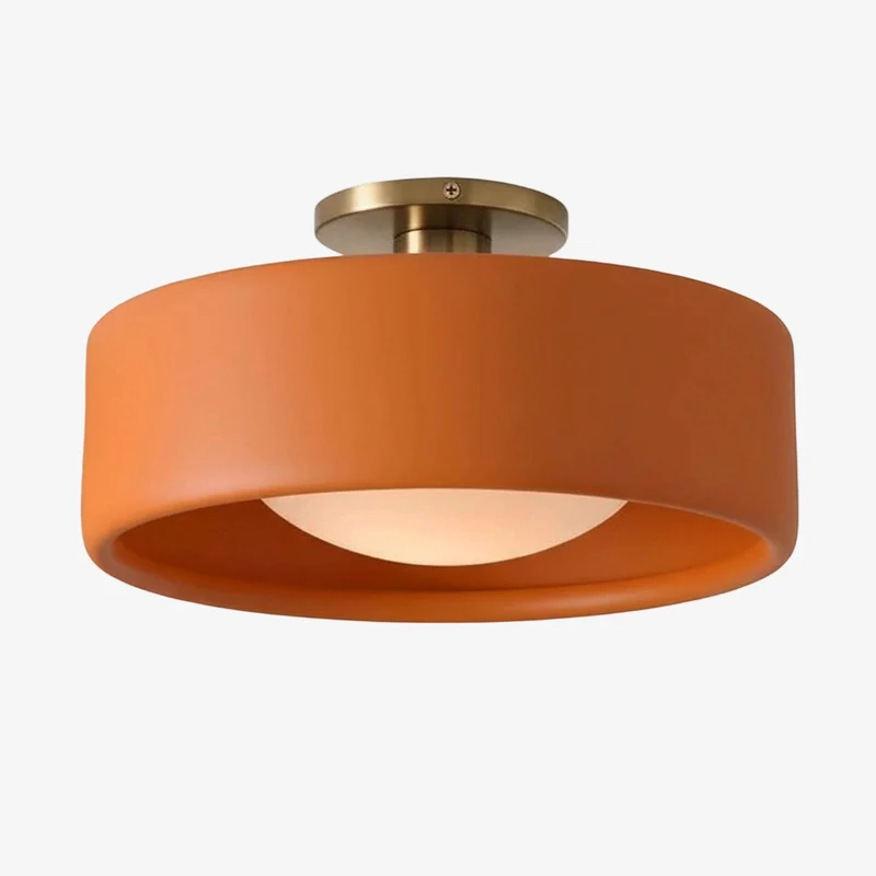 Porselein Plafondlamp Rond Modern – Zachte Sfeerverlichting voor Gang Kantoor Keuken | Sansoti