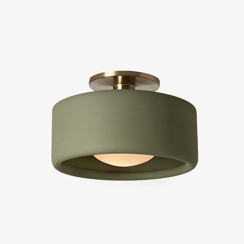 Porselein Plafondlamp Rond Modern – Zachte Sfeerverlichting voor Gang Kantoor Keuken | Sansoti