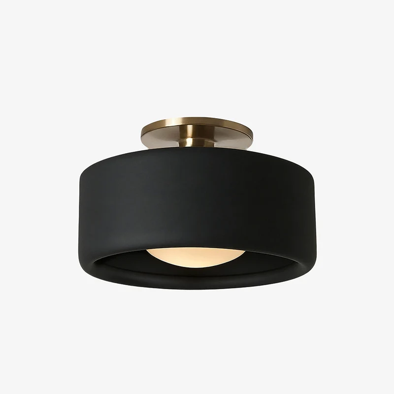 Porselein Plafondlamp Rond Modern – Zachte Sfeerverlichting voor Gang Kantoor Keuken | Sansoti