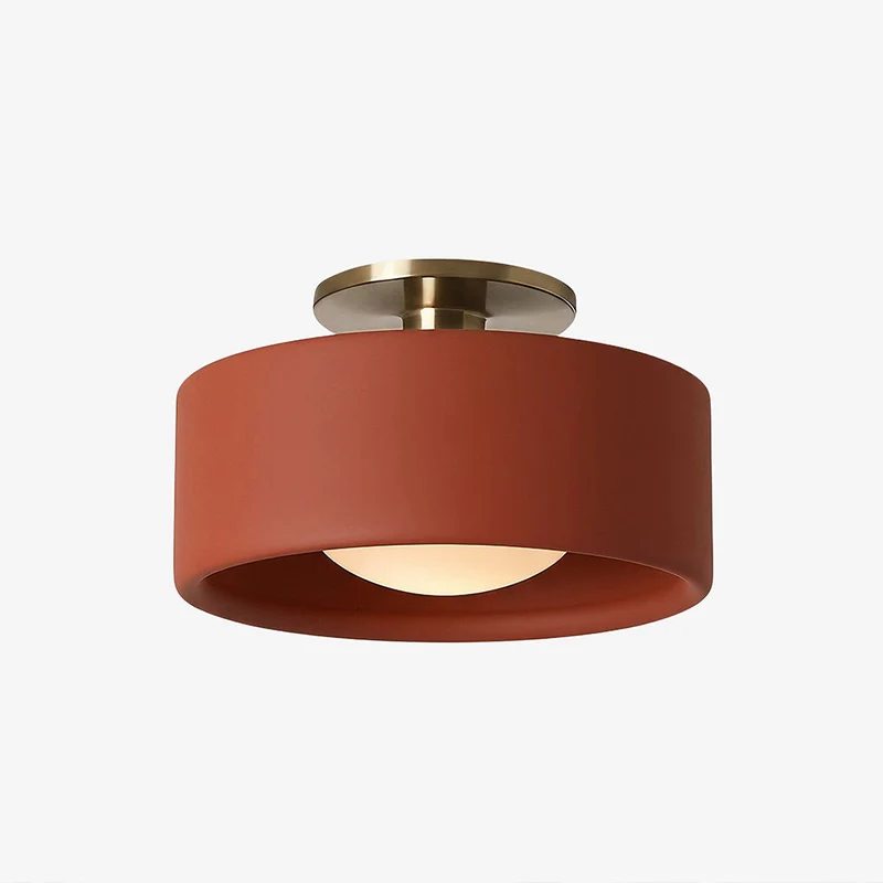 Porselein Plafondlamp Rond Modern – Zachte Sfeerverlichting voor Gang Kantoor Keuken | Sansoti