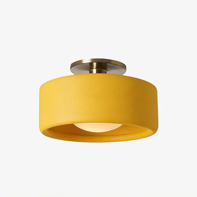 Porselein Plafondlamp Rond Modern – Zachte Sfeerverlichting voor Gang Kantoor Keuken | Sansoti