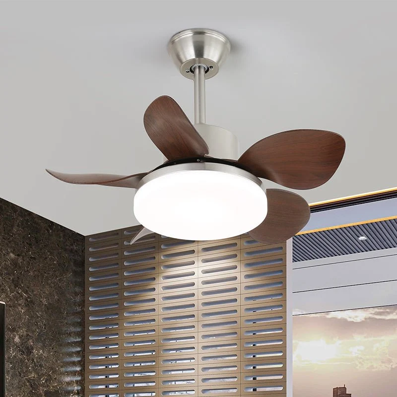 Plafondventilator met Verlichting en Afstandsbediening - Stijlvol Design met Houten Bladen - Energiezuinige LED - Verstelbare Snelheden | Sansoti
