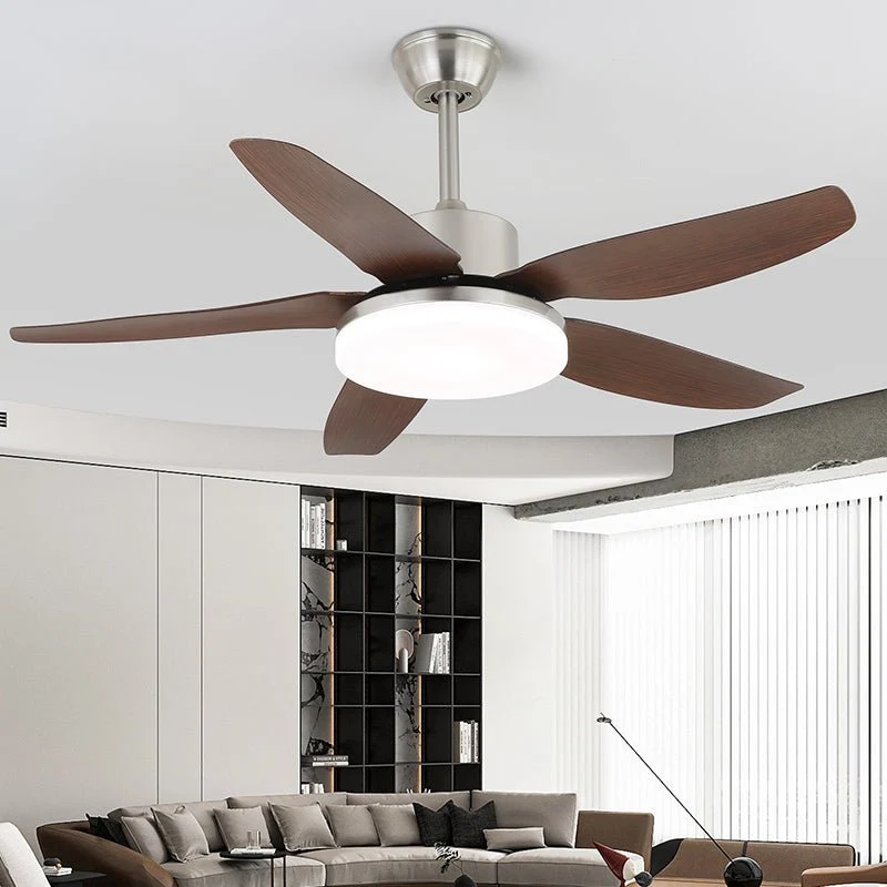 Plafondventilator met Verlichting en Afstandsbediening - Stijlvol Design met Houten Bladen - Energiezuinige LED - Verstelbare Snelheden | Sansoti