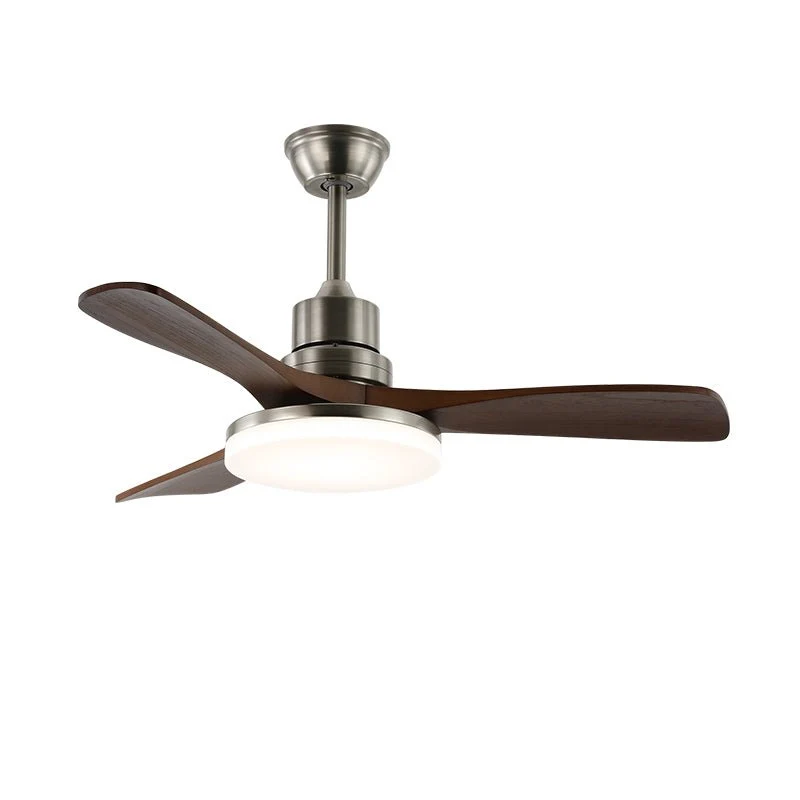 Plafondventilator met Verlichting en 6 Snelheden – Scandinavisch Design in Natuurlijke Houtafwerking | Sansoti