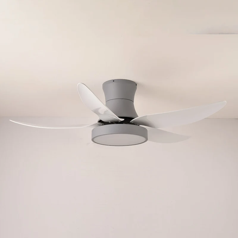 Plafondventilator met Verlichting 132cm Modern Zwart Metaal Kunststof LED 24W Verstelbaar 6 Snelheden | Sansoti
