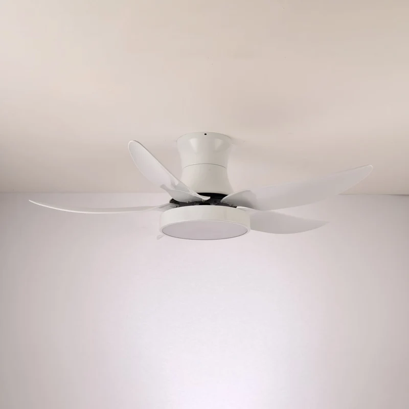 Plafondventilator met Verlichting 132cm Modern Zwart Metaal Kunststof LED 24W Verstelbaar 6 Snelheden | Sansoti