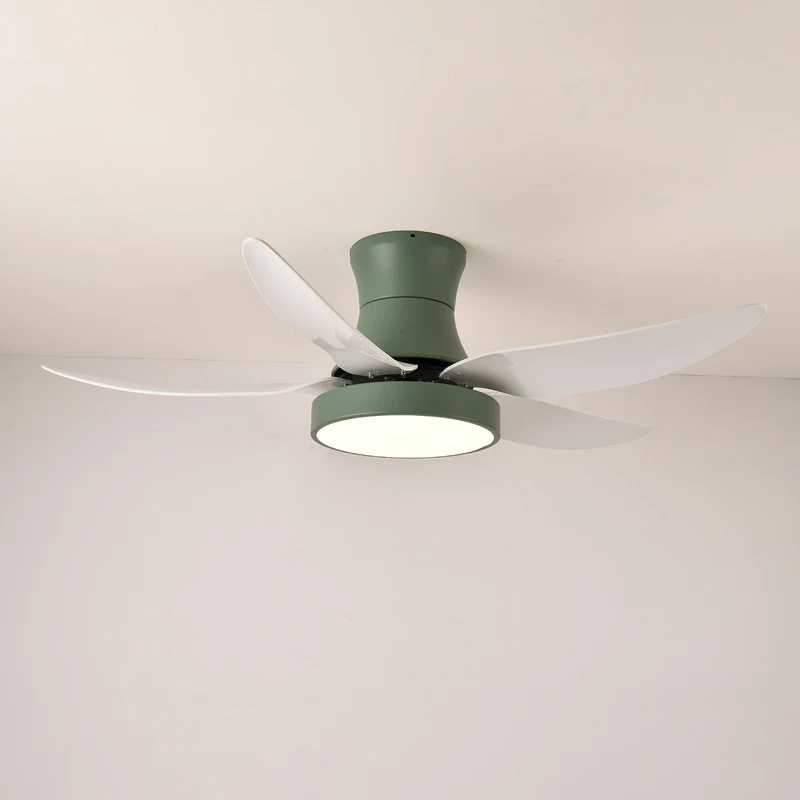 Plafondventilator met Verlichting 132cm Modern Zwart Metaal Kunststof LED 24W Verstelbaar 6 Snelheden | Sansoti