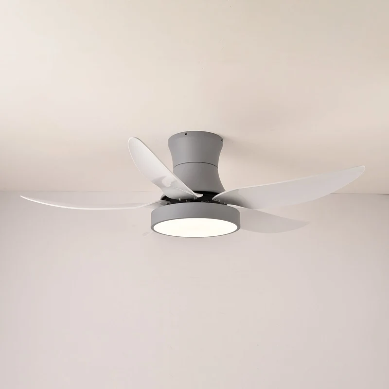 Plafondventilator met Verlichting 132cm Modern Zwart Metaal Kunststof LED 24W Verstelbaar 6 Snelheden | Sansoti
