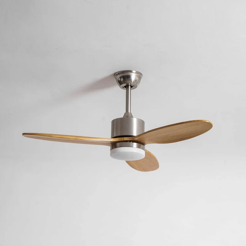 Plafondventilator met Geïntegreerde LED-verlichting – Dimmeerbaar & Verstelbaar – Stil & Energiebesparend | Sansoti