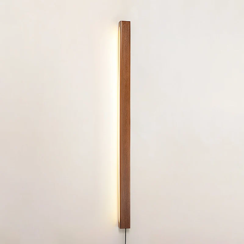 Ronde Houten Wandlamp met LED — Scandinavisch Design met Dimfunctie — Verkrijgbaar in Drie Maten | Sansoti