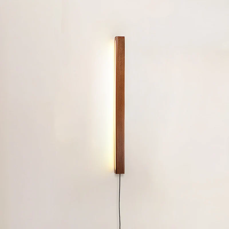 Ronde Houten Wandlamp met LED — Scandinavisch Design met Dimfunctie — Verkrijgbaar in Drie Maten | Sansoti