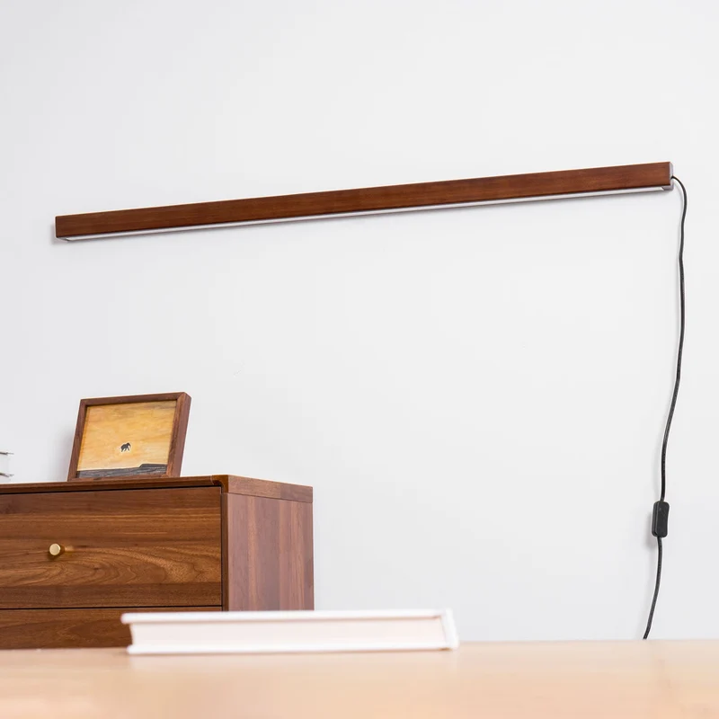 Ronde Houten Wandlamp met LED — Scandinavisch Design met Dimfunctie — Verkrijgbaar in Drie Maten | Sansoti