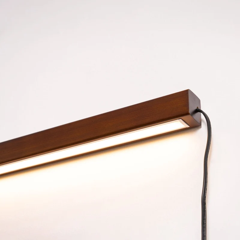 Ronde Houten Wandlamp met LED — Scandinavisch Design met Dimfunctie — Verkrijgbaar in Drie Maten | Sansoti