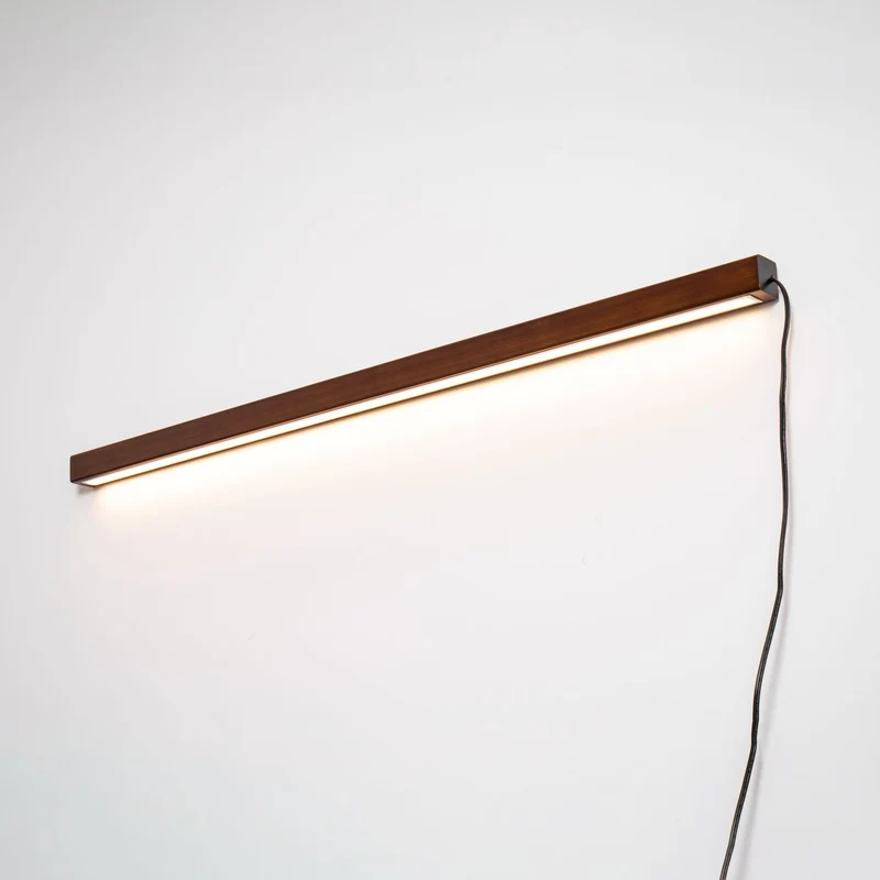 Ronde Houten Wandlamp met LED — Scandinavisch Design met Dimfunctie — Verkrijgbaar in Drie Maten | Sansoti