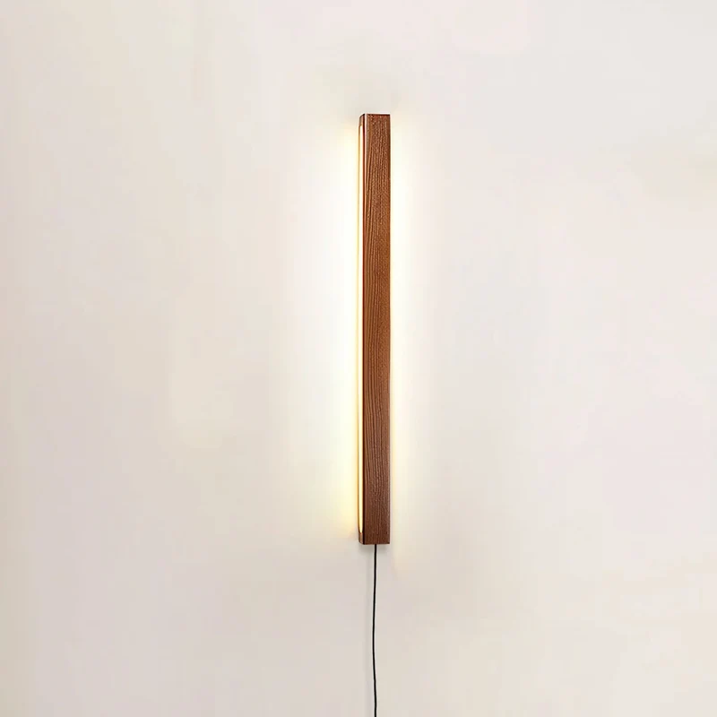 Ronde Houten Wandlamp met LED — Scandinavisch Design met Dimfunctie — Verkrijgbaar in Drie Maten | Sansoti