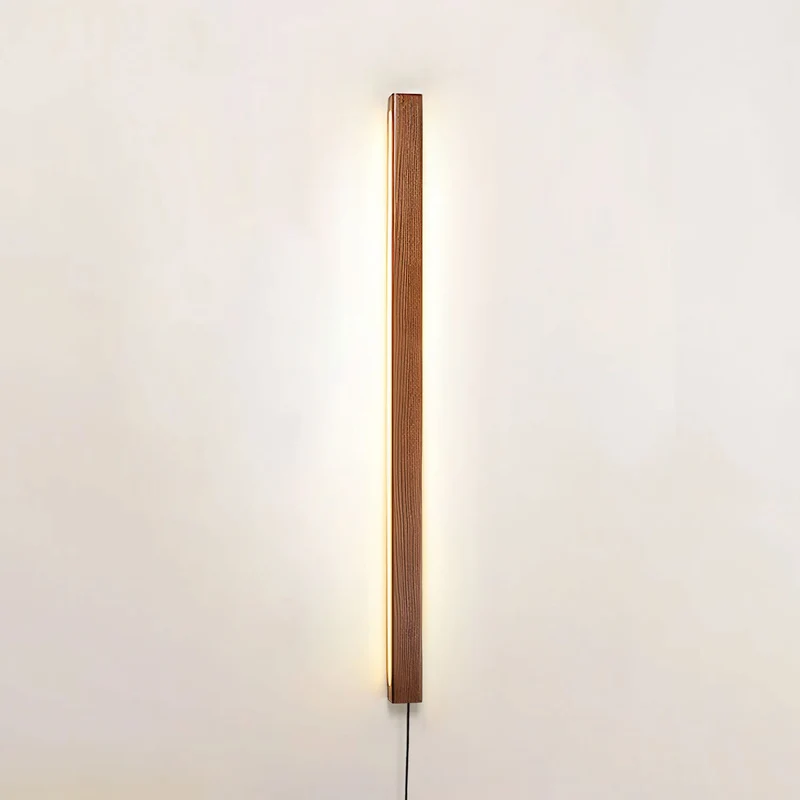 Ronde Houten Wandlamp met LED — Scandinavisch Design met Dimfunctie — Verkrijgbaar in Drie Maten | Sansoti