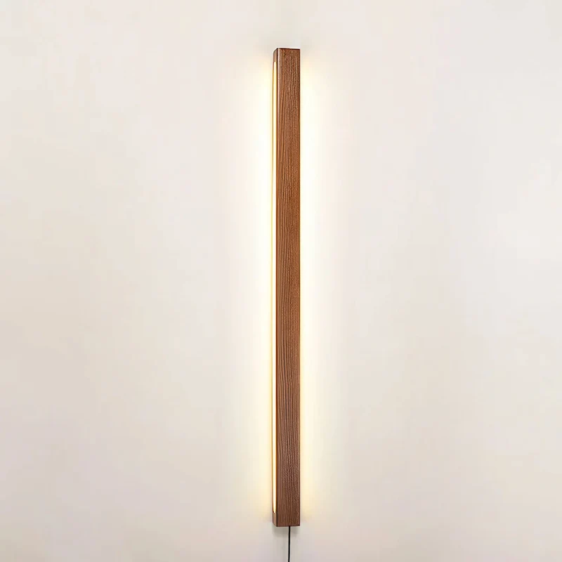 Ronde Houten Wandlamp met LED — Scandinavisch Design met Dimfunctie — Verkrijgbaar in Drie Maten | Sansoti