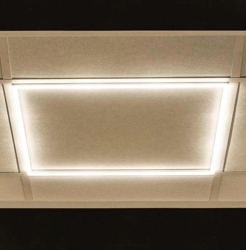 LED Einlegerahmen für Odenwalddecke 62 x 62cm Warmweiß