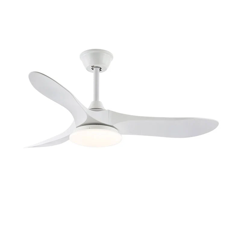 Plafondventilator met LED-verlichting — Modern design met houtnerf en 6 snelheden | Sansoti