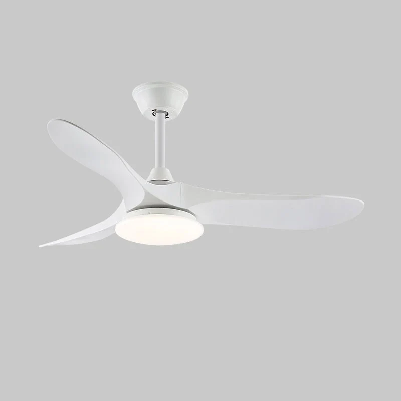 Plafondventilator met LED-verlichting — Modern design met houtnerf en 6 snelheden | Sansoti