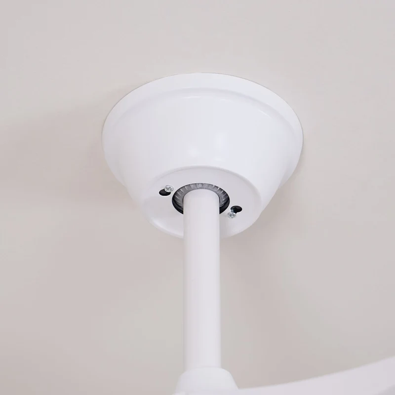 Plafondventilator met LED-verlichting — Modern design met houtnerf en 6 snelheden | Sansoti