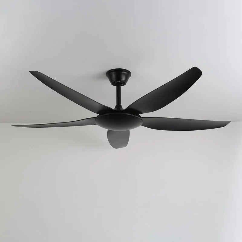 Minimalistische Plafondventilator met Verlichting Ø132 cm — 6 Snelheden & Afstandsbediening | Sansoti
