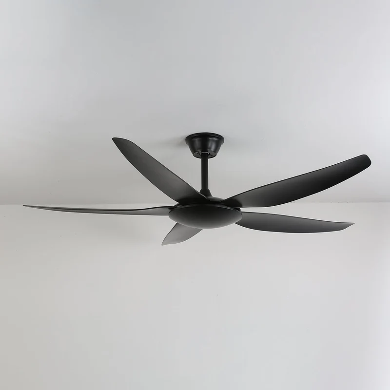 Minimalistische Plafondventilator met Verlichting Ø132 cm — 6 Snelheden & Afstandsbediening | Sansoti