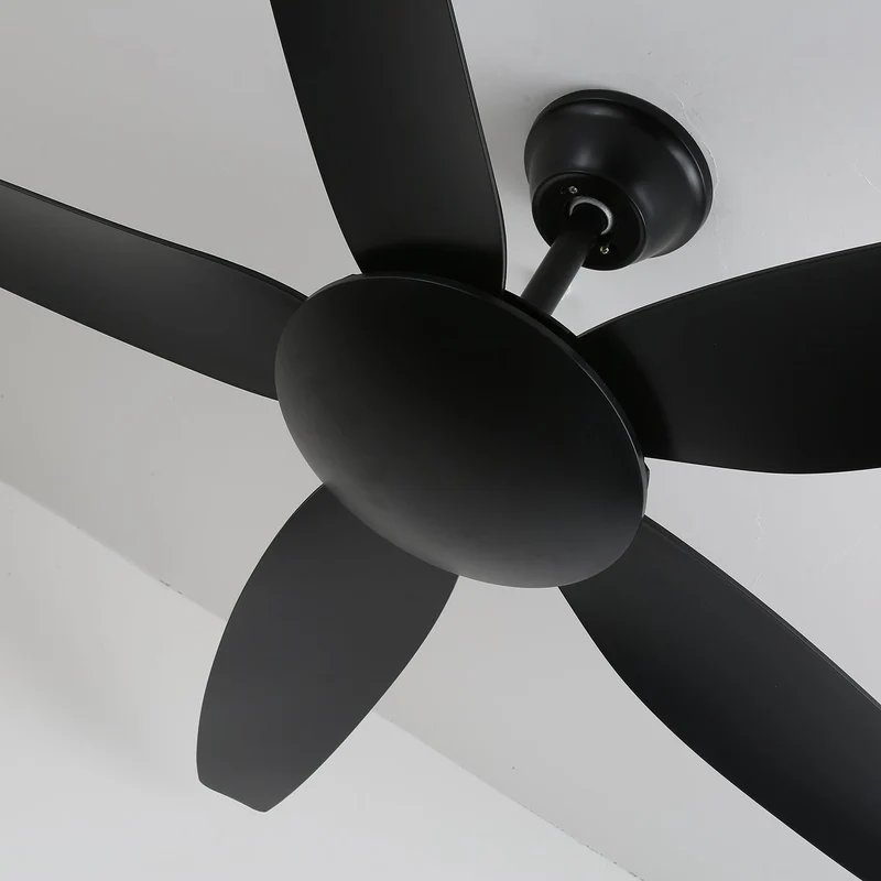 Minimalistische Plafondventilator met Verlichting Ø132 cm — 6 Snelheden & Afstandsbediening | Sansoti