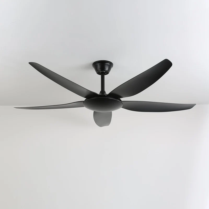 Minimalistische Plafondventilator met Verlichting Ø132 cm — 6 Snelheden & Afstandsbediening | Sansoti