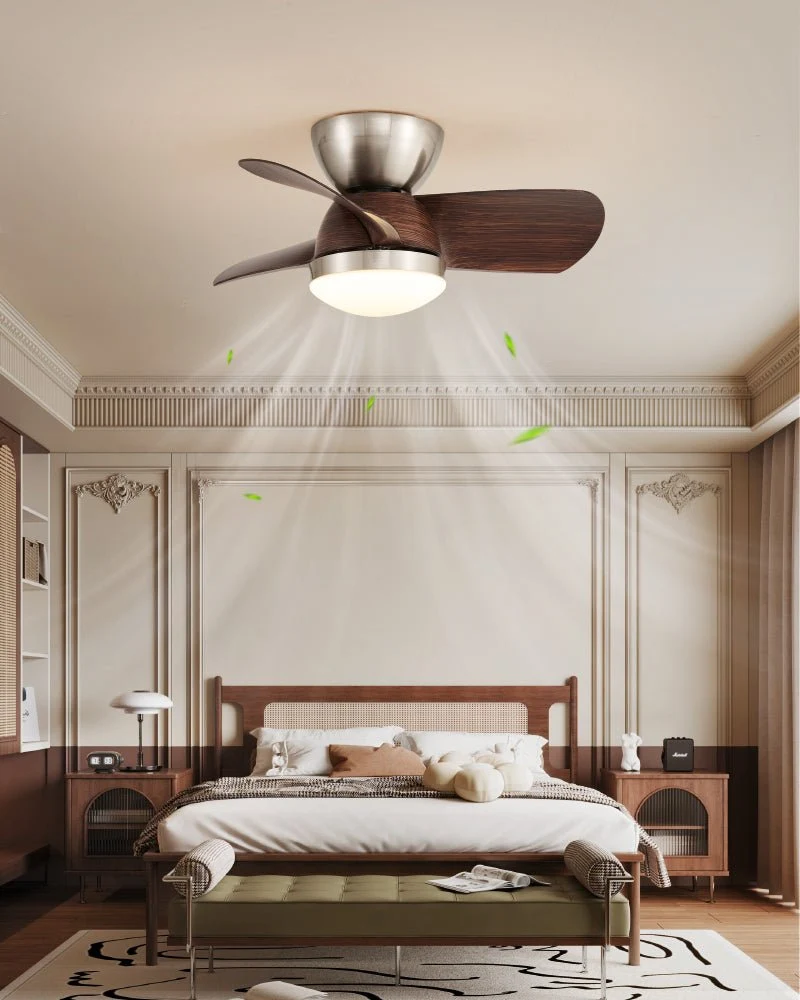 Plafonnier met Ventilator Dyms – Plafondlamp met Ventilatiefunctie ø61cm | Sansoti