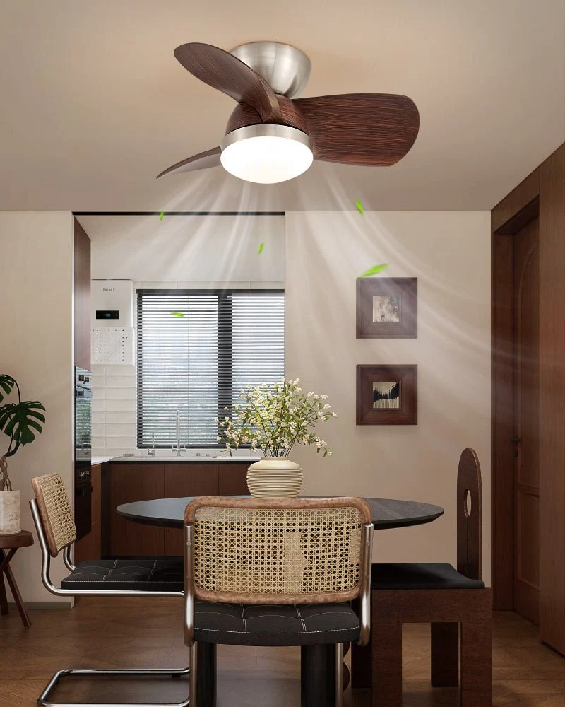 Plafonnier met Ventilator Dyms – Plafondlamp met Ventilatiefunctie ø61cm | Sansoti