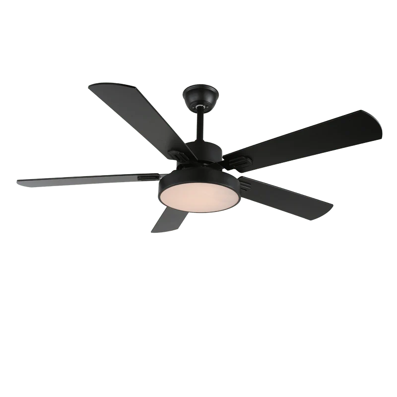 Moderne Plafondventilator met Houten Bladen & Geïntegreerde LED-Verlichting – Ø107 cm, Afstandsbediening, 6 Snelheden, Verstelbaar Vermogen | Sansoti